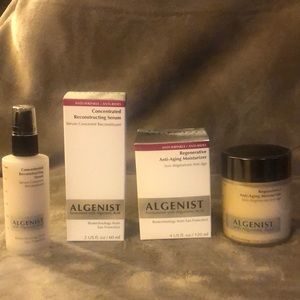 Anti-aging moisturizer and concentrated reconstructing cream